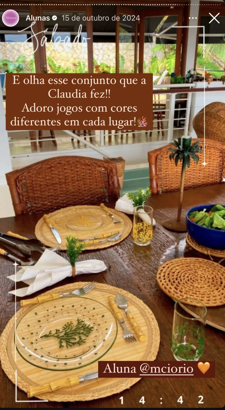 Peça pintada por uma aluna do curso