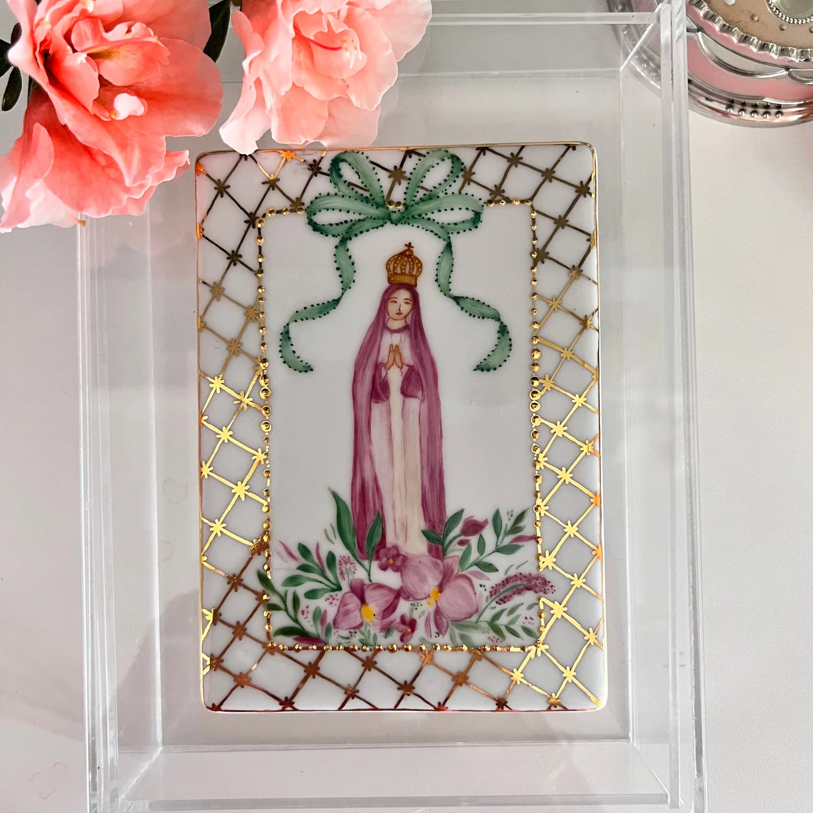Placa de Nossa Senhora (P)- Rosa — foto 2